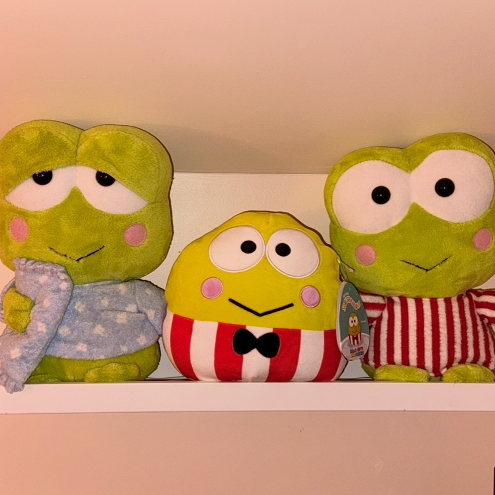 Sanrio Kerropii Lot! Two vintage 2005 💚